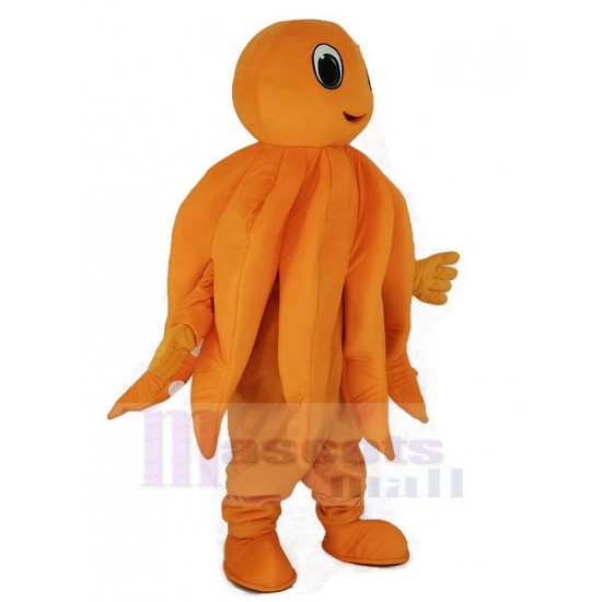 Pulpo naranja Traje de la mascota Felpa para adultos
