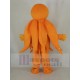 Poulpe Orange Costume de mascotte Peluche Adulte