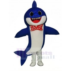 PinkFong Blue Baby Shark Mascot Costume Cartoon