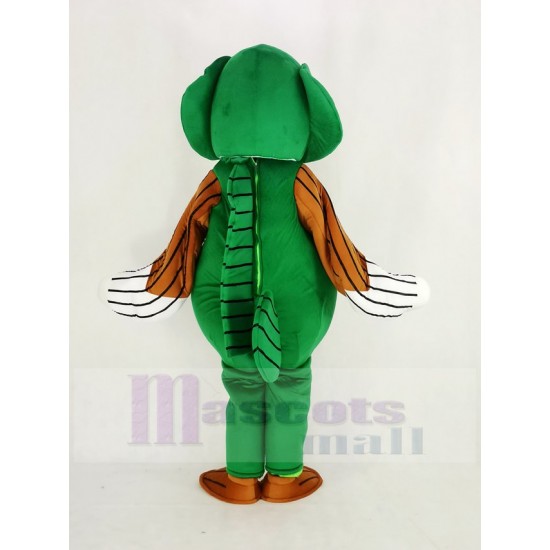 Green Bass Fish Mascot Costume