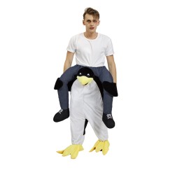 Piggy Back Carry Me Costume Penguin Ride on Halloween Christmas for Adult