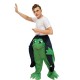 Piggy Back Carry Me Costume Big Eyes Frog Ride on Halloween Christmas for Adult