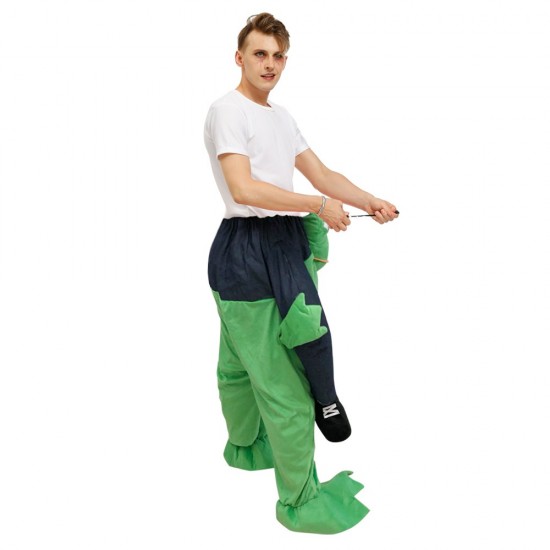 Piggy Back Carry Me Costume Big Eyes Frog Ride on Halloween Christmas for Adult