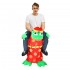 Piggy Back Carry Me Costume Rich Frog Ride on Halloween Christmas for Adult