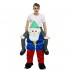 Piggy Back Carry Me Costume Beer Man with White Beard Ride on Halloween Christmas