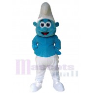 Light Blue Boy Elf Mascot Costume Cartoon