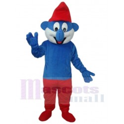 Blue and Red Boy Elf Mascot Costume Cartoon