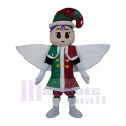Weihnachten Engel Elf Maskottchen Kostüm Karikatur