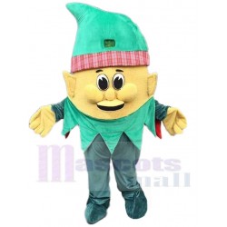 Elfe nain Costume de mascotte avec chapeau vert