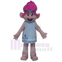 Fille Elfe Lutin Costume de mascotte Dessin animé