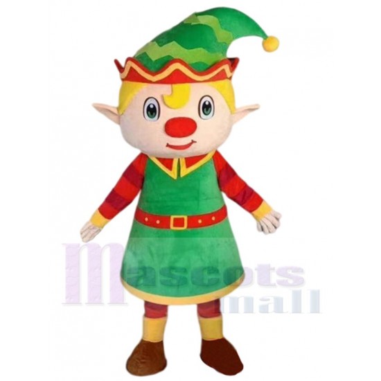 Elfe Prince Garçon Costume de mascotte Dessin animé
