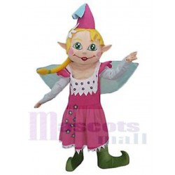 Amical Elfe femelle Costume de mascotte Dessin animé