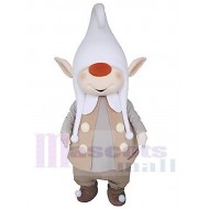 Elfe drôle Costume de mascotte Dessin animé aux oreilles pointues