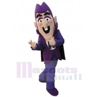 Purple Wizard Elf Mascot Costume Cartoon