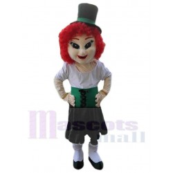 Red Hair Elf Leprechaun Mascot Costume Cartoon