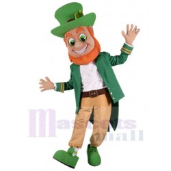 Elfe Leprechaun Magicien Costume de mascotte Dessin animé