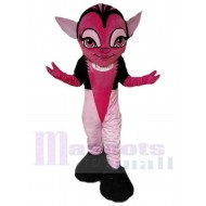 Elfo femenino rosa Traje de la mascota Dibujos animados