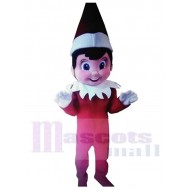 Souriant Garçon Elfe Costume de mascotte Dessin animé