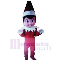 Smiling Boy Elf Mascot Costume Cartoon