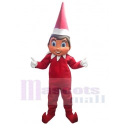 Cute Christmas Boy Elf Mascot Costume Cartoon