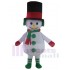 Hermosa navidad Monigote de nieve Disfraz de mascota Dibujos animados