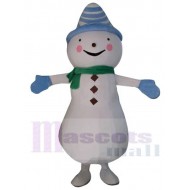Muñeco de nieve feliz Disfraz de mascota Dibujos animados