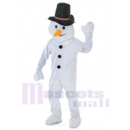 Bonhomme de neige au nez orange Costume de mascotte Dessin animé