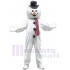Muñeco de nieve navideño divertido Disfraz de mascota Dibujos animados con sombrero negro