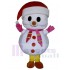 Yeti amistoso muñeco de nieve navideño Disfraz de mascota Dibujos animados