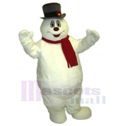 Muñeco de nieve ondulante de vientre feliz Disfraz de mascota Dibujos animados