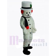 Sourire de bonhomme de neige Yeti Costume de mascotte Dessin animé