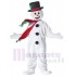 Bonhomme de neige givré drôle Costume de mascotte Dessin animé