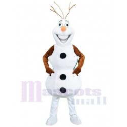 Lovely Snowman Olaf Frozen Mascot Costume Cartoon