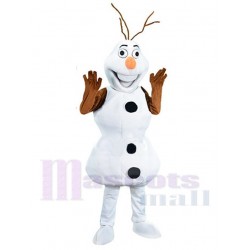 Lovely Snowman Olaf Frozen Mascot Costume Cartoon