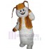 Monigote de nieve Disfraz de mascota Dibujos animados con sombrero de fieltro