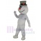 Frosty Snowman Mascot Costume Cartoon