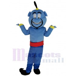 Blue Magic Lamp Elf Mascot Costume Cartoon