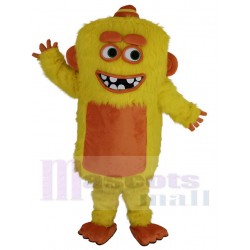 Yellow Max Monster Mascot Costume Cartoon