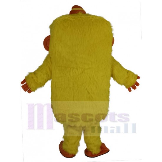 Yellow Max Monster Mascot Costume Cartoon