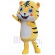 Neuer Stil Gelb Glücklicher Tiger Maskottchen Kostüm Karikatur