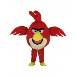 Red Angry Birds Mascot Costume Cartoon