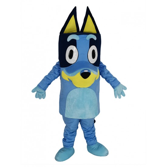 Bluey Blue Dog Mascot Costume Animal