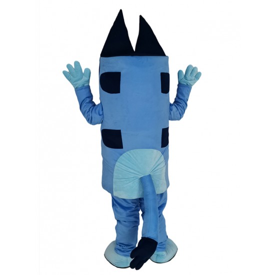 Bluey Blue Dog Mascot Costume Animal