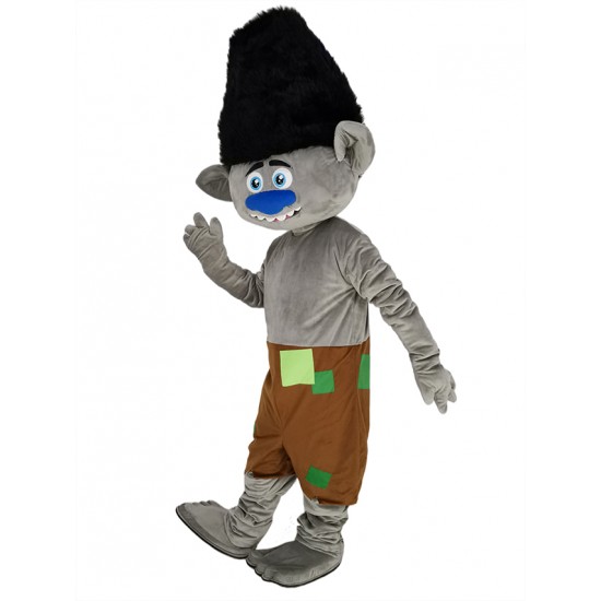 Chico Trolls Elf Disfraz de mascota Dibujos animados