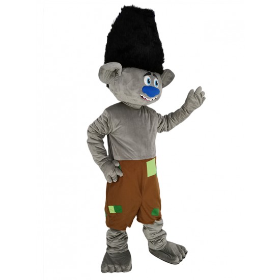Trolls Boy Elf Mascot Costume Cartoon