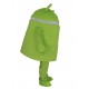 Dessin animé de costume de mascotte de robot Android vert clair