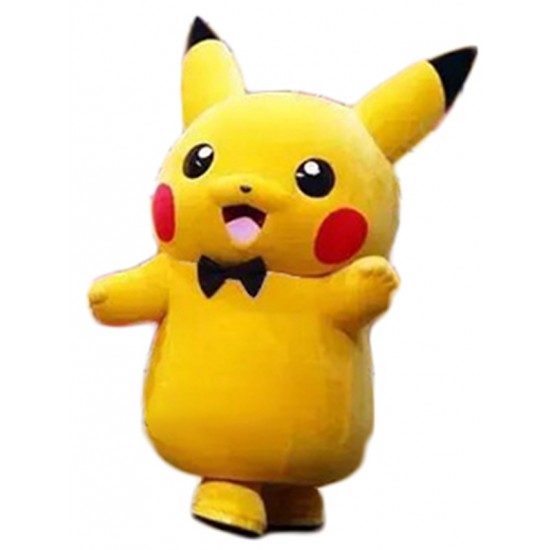 Yellow Pikachu Pokémon Pokemon Go Mascot Costume Cartoon