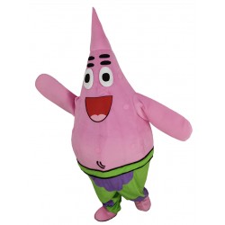Funny Patrick Star SpongeBob Mascot Costume Cartoon