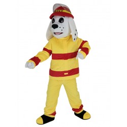 Sparky The Fire Dog Maskottchen Kostüm Tier mit rotem Hut
