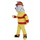 Sparky The Fire Dog Maskottchen Kostüm Tier mit rotem Hut